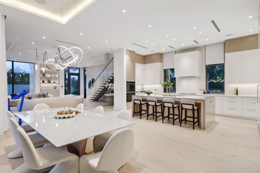 Furnished interior view inside a new home in , Delray Beach (Image 66). Furnished interior view inside a new home in , Delray Beach (Image 66).