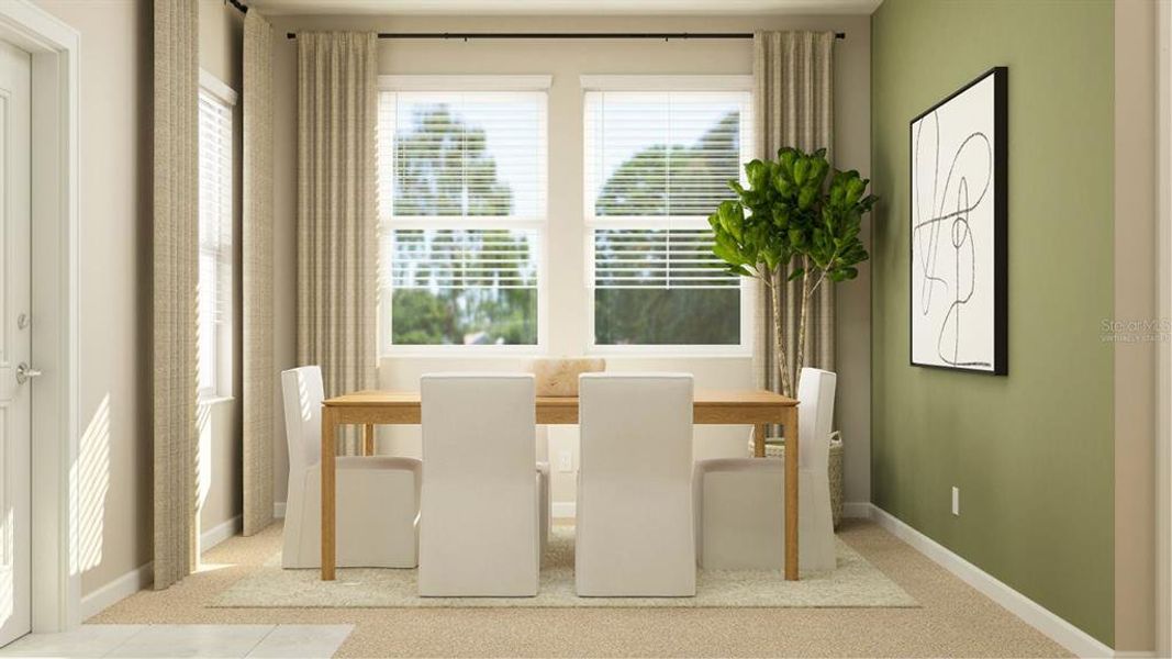 Furnished interior view inside a new home in Bridgewalk, St. Cloud (Image 5).