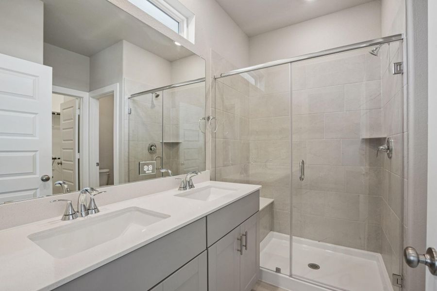 Furnished interior view inside a new home in Kemah Crossing - City Series, Kemah (Image 15). Furnished interior view inside a new home in Kemah Crossing - City Series, Kemah (Image 15).