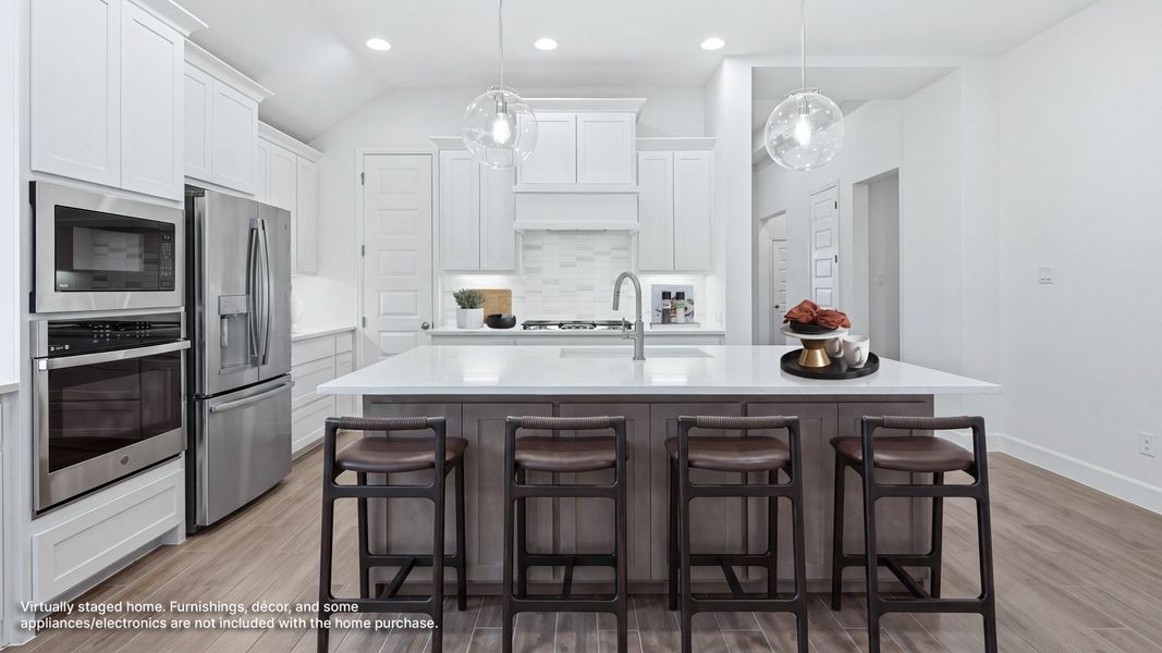 Furnished interior view inside a new home in Trinity Falls, McKinney (Image 5).