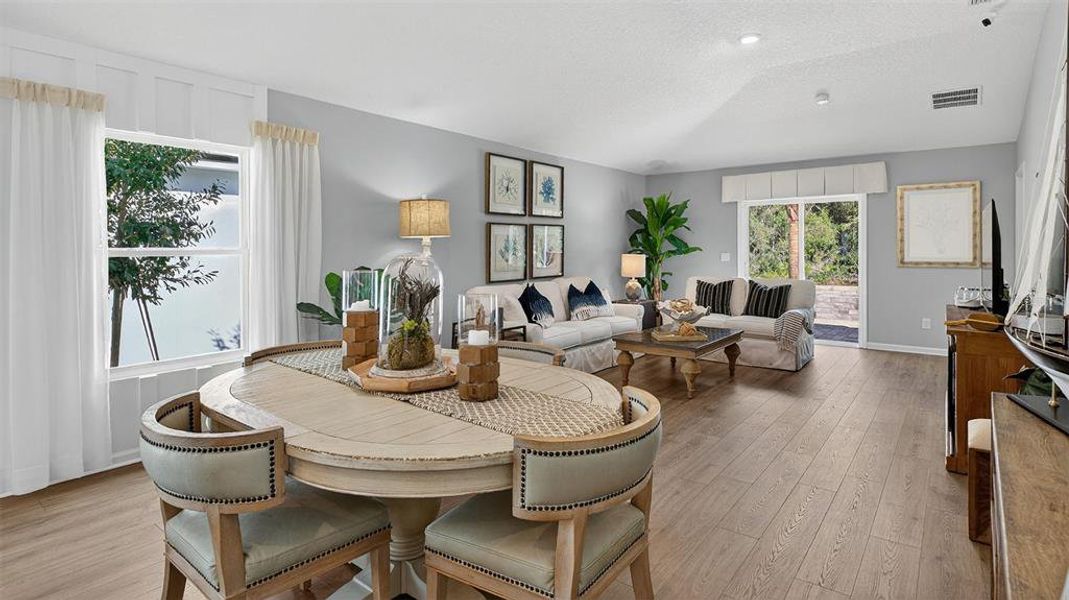 Furnished interior view inside a new home in Grand Reserve, Bunnell (Image 11). Furnished interior view inside a new home in Grand Reserve, Bunnell (Image 11).