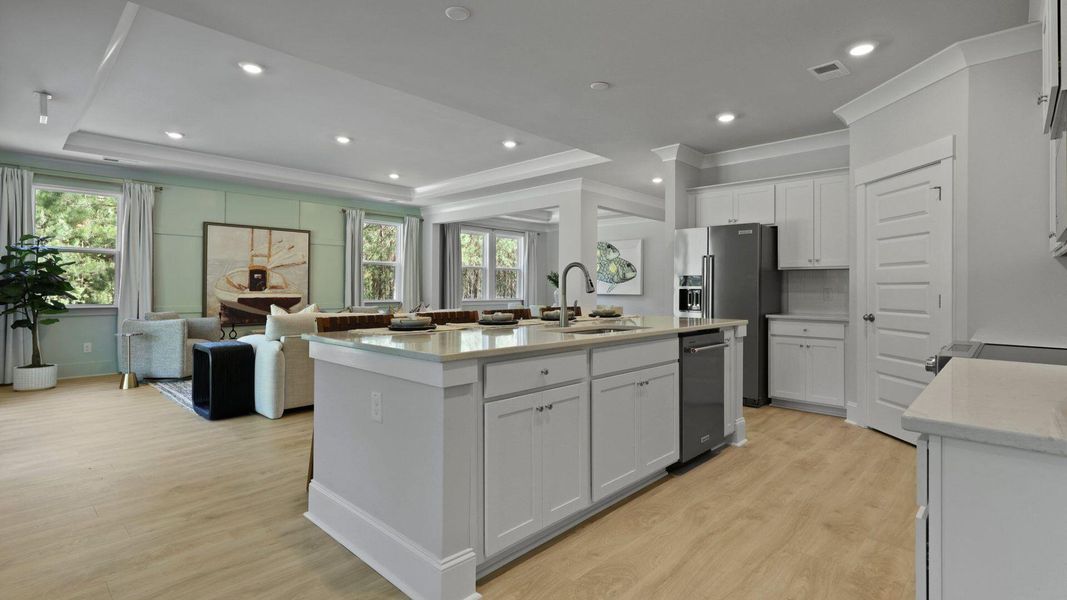 Furnished interior view inside a new home in Berkeley Bay, Ridgeville (Image 44).