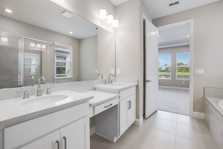 Furnished interior view inside a new home in Indigo Creek, Apollo Beach (Image 7).