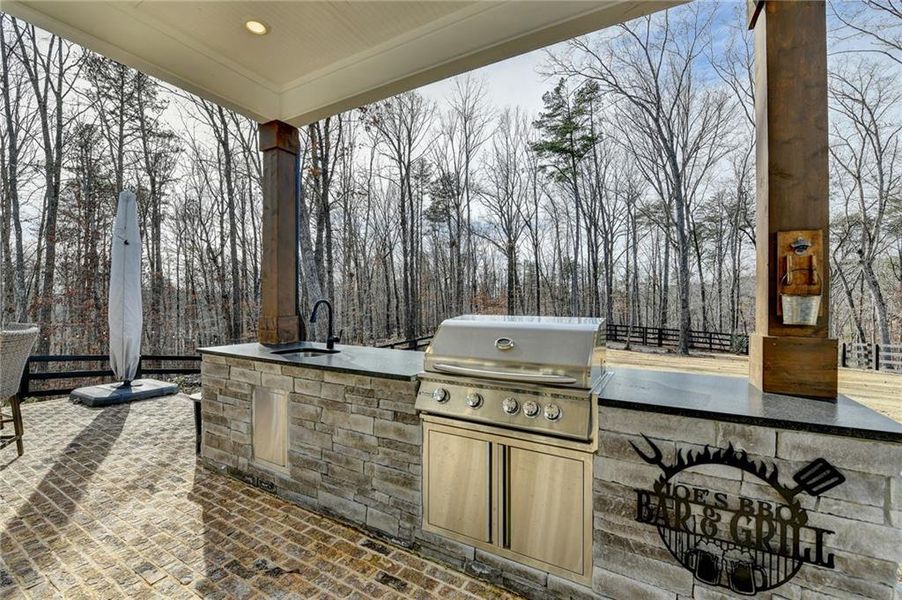 Exterior details and patio area of a home in , Ball Ground (Image 25).