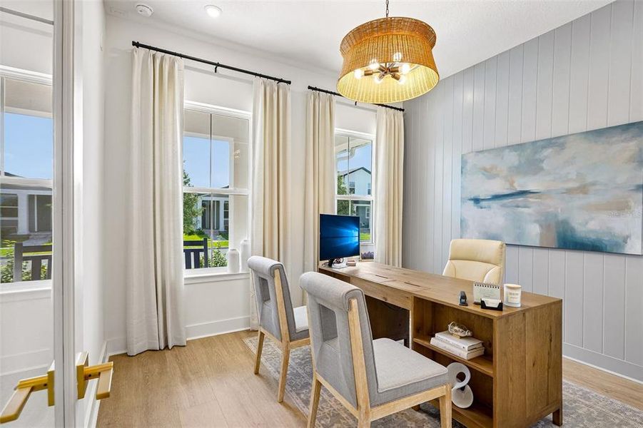 Furnished interior view inside a new home in Northlake at Ovation, Winter Garden (Image 23).