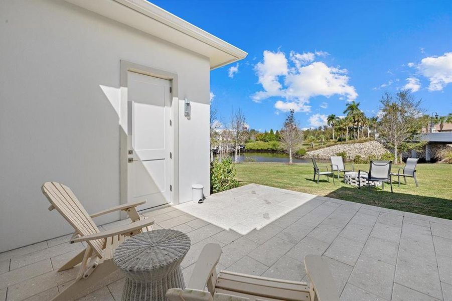 Exterior details and patio area of a home in , Parrish (Image 32).