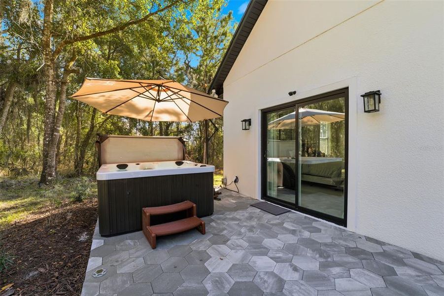 Exterior details and patio area of a home in , Brooksville (Image 28). Exterior details and patio area of a home in , Brooksville (Image 28).