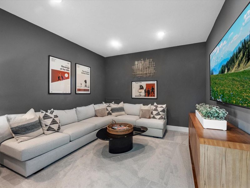 Furnished interior view inside a new home in Tompkins Reserve, Katy (Image 7).