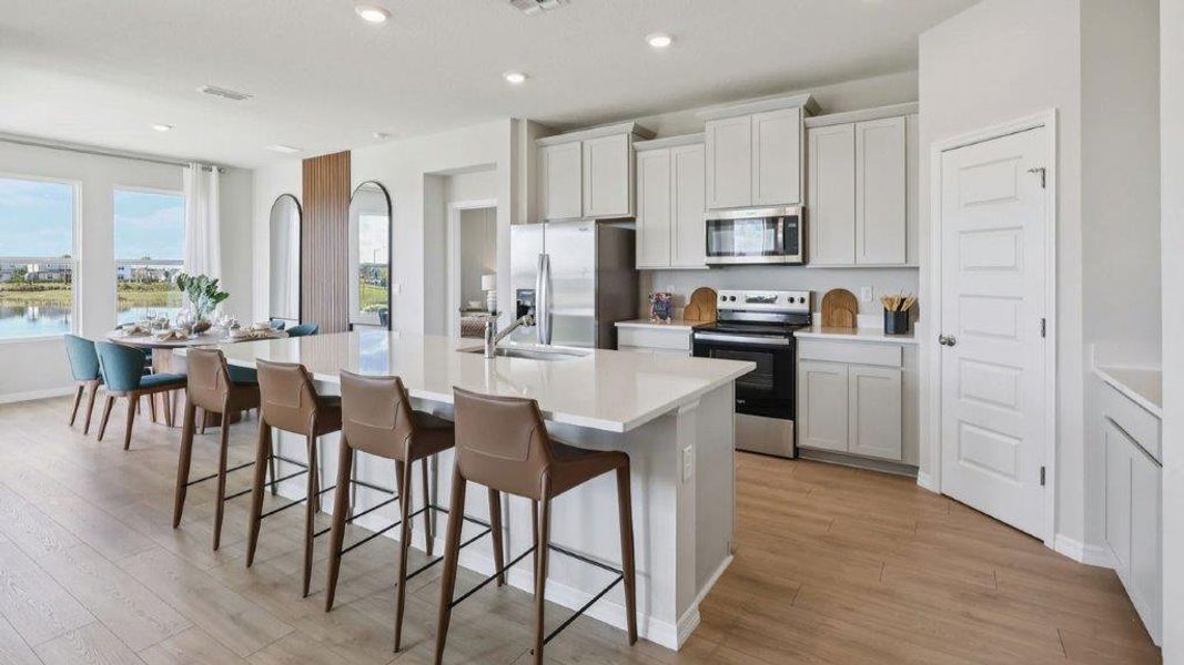 Furnished interior view inside a new home in Hawthorne Ranch, Lakeland (Image 14).