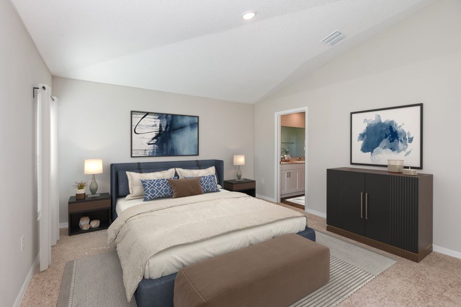 Furnished interior view inside a new home in Scenic Terrace, Haines City (Image 5).