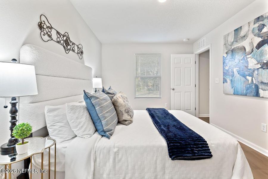 Furnished interior view inside a new home in , Jacksonville (Image 16). Furnished interior view inside a new home in , Jacksonville (Image 16).