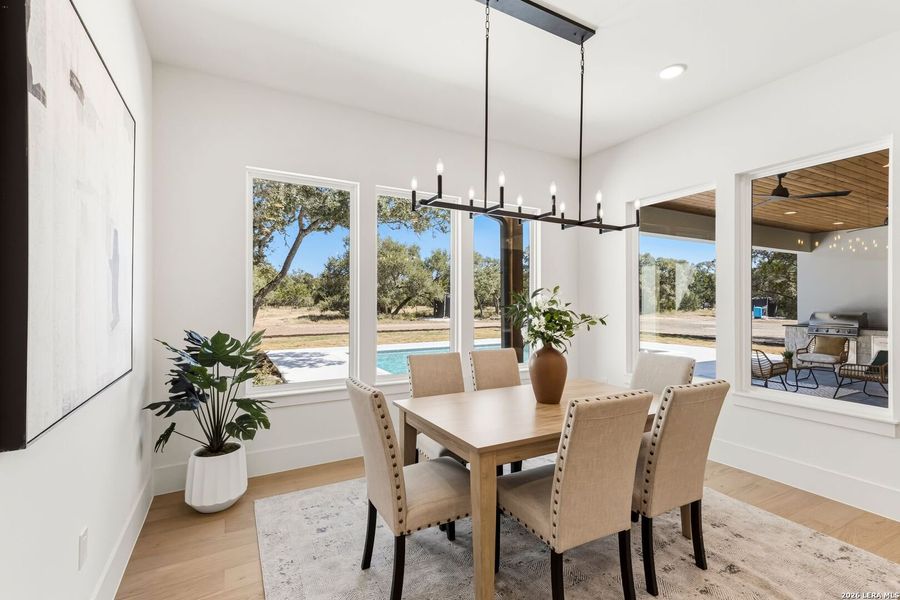 Furnished interior view inside a new home in , Boerne (Image 10).