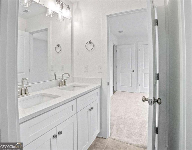 Furnished interior view inside a new home in The Villages at Whites Mill, Decatur (Image 5).