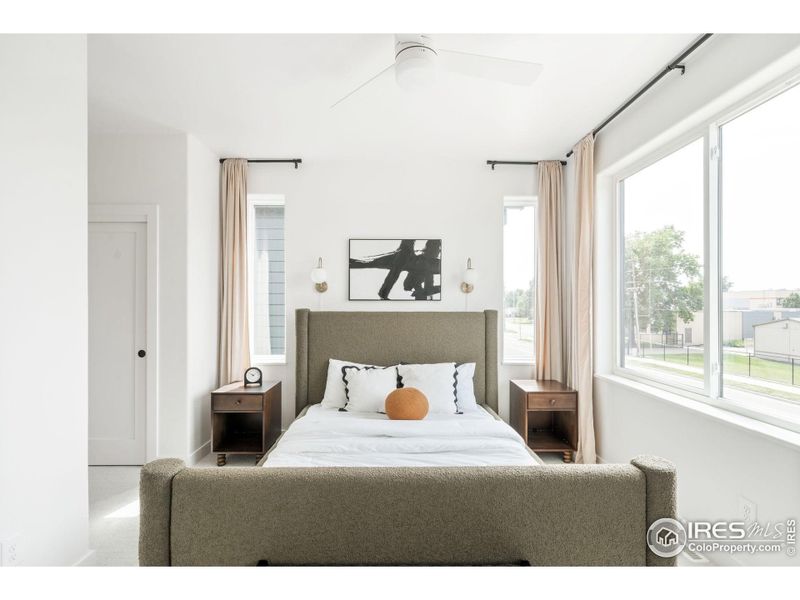 Furnished interior view inside a new home in , Erie (Image 24). Furnished interior view inside a new home in , Erie (Image 24).