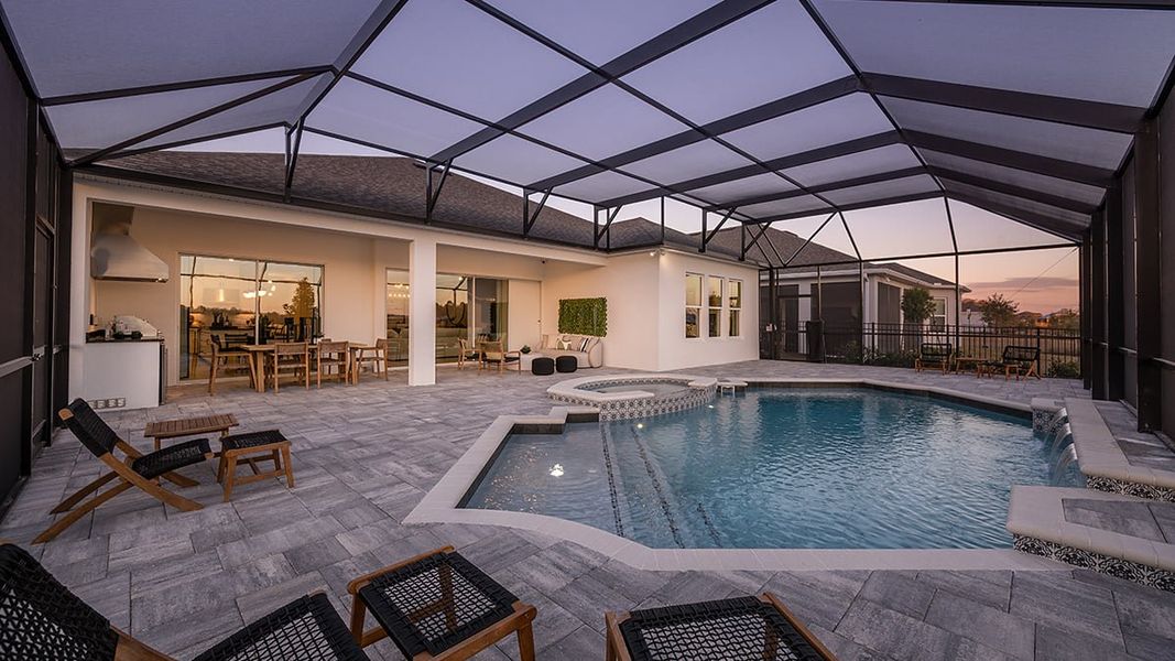 Representative exterior details of a home built from the Pallazio II by Taylor Morrison in Westview Community Group Page, Kissimmee (Image 30).