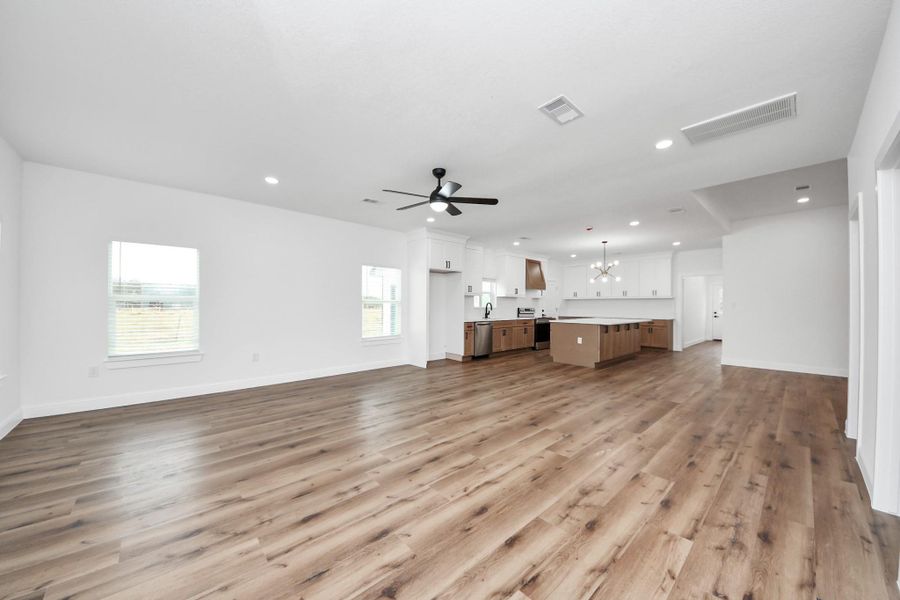 First view coming in to the home