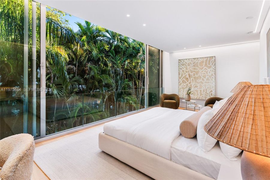 Furnished interior view inside a new home in , Miami (Image 16).