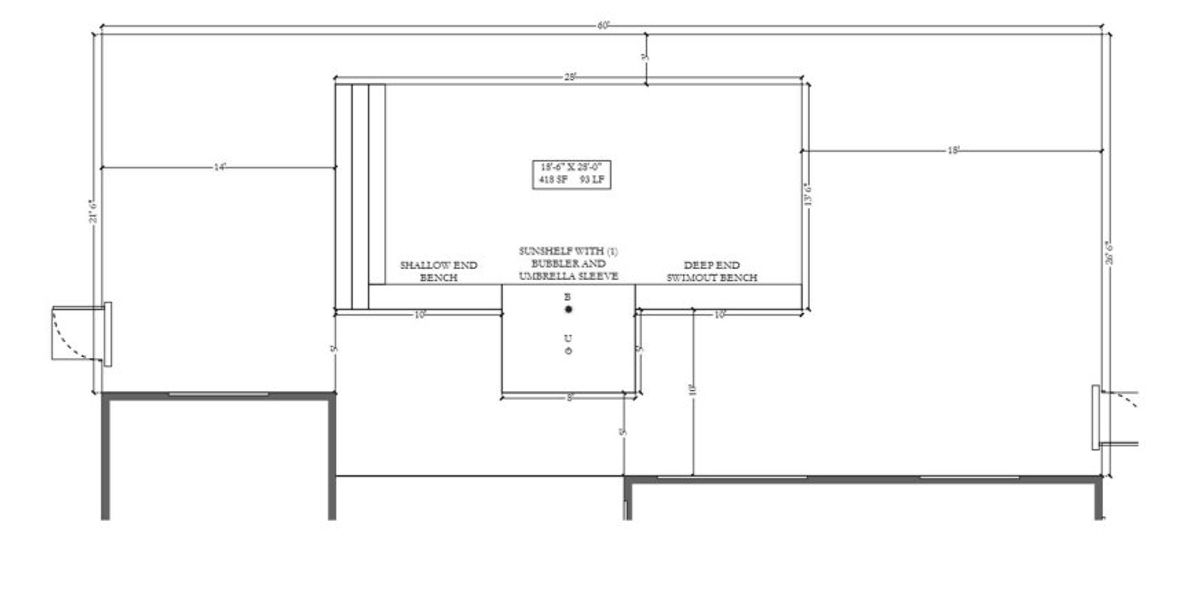 2D floor plan layout of this home in Belterra, Port St. Lucie, FL (Image 3).