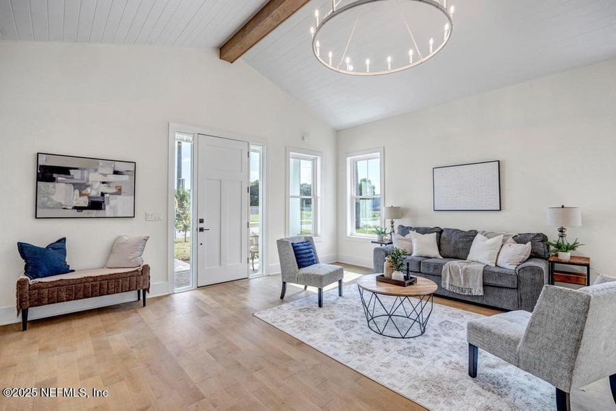 Furnished interior view inside a new home in , Neptune Beach (Image 21).
