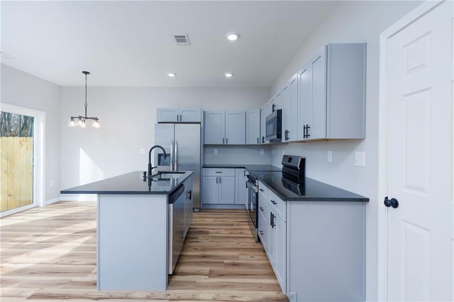 Furnished interior view inside a new home in , Ellijay (Image 13).