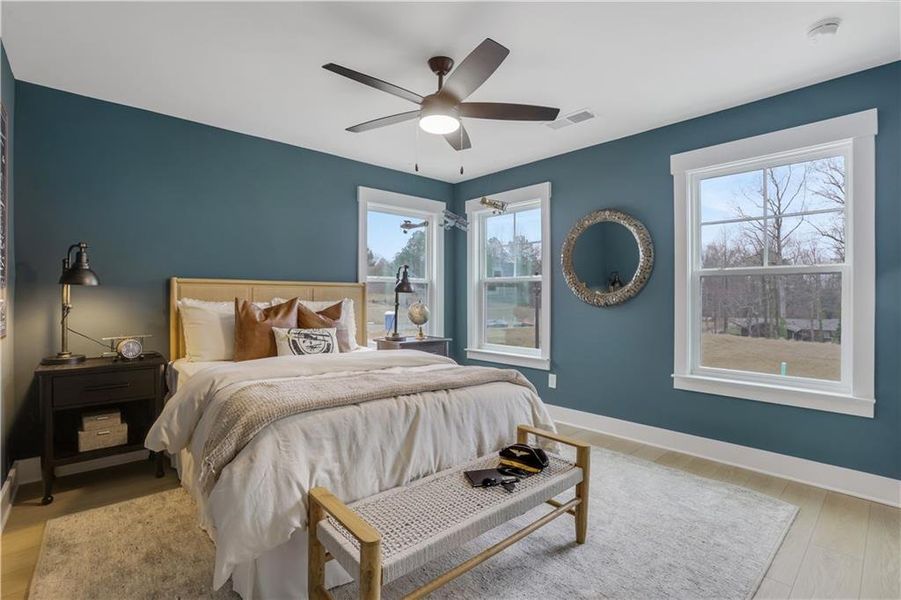 Furnished interior view inside a new home in , Cartersville (Image 29).