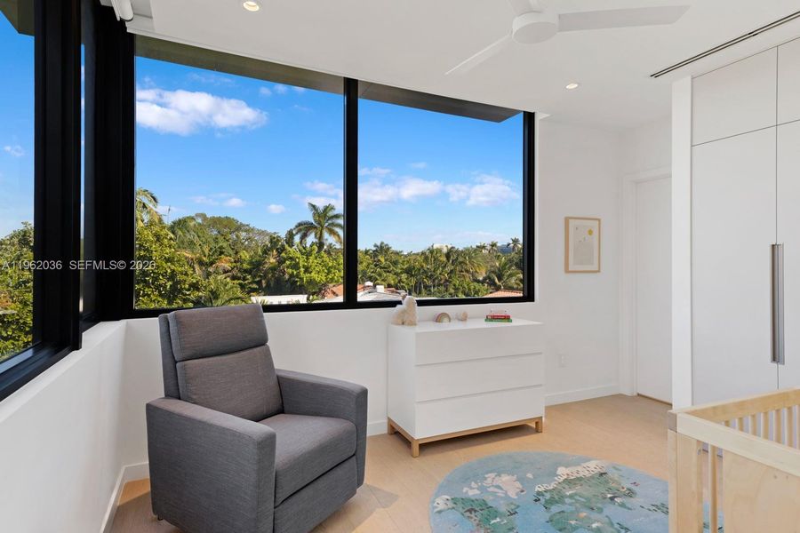 Furnished interior view inside a new home in , Miami Beach (Image 19). Furnished interior view inside a new home in , Miami Beach (Image 19).