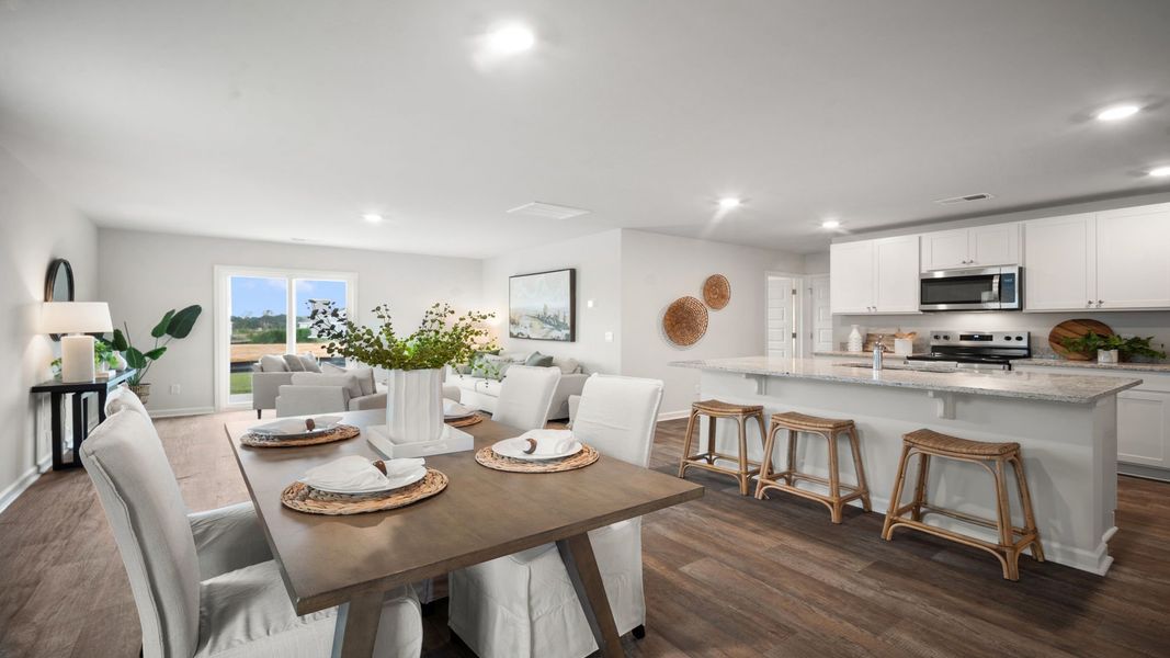 Furnished interior view inside a new home in The Groves at Bees Creek, Ridgeland (Image 6).