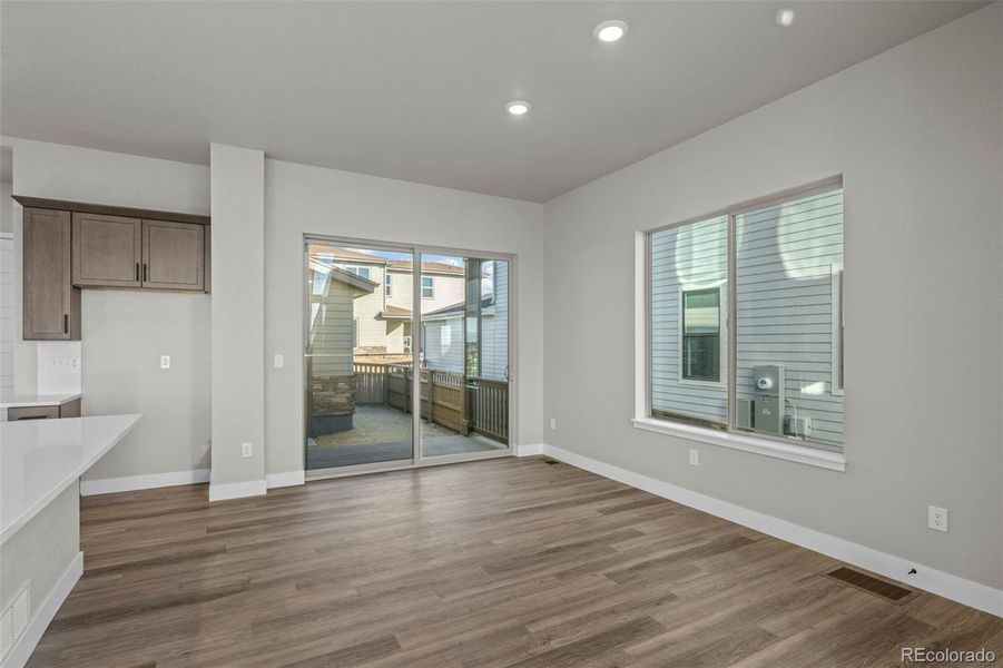 Spacious, unfurnished interior of a new home in Painted Prairie, Aurora (Image 31). Spacious, unfurnished interior of a new home in Painted Prairie, Aurora (Image 31).