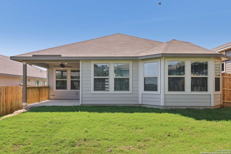 Front exterior of a new home in Scenic Crest - Premier Series, Boerne, TX, highlighting curb appeal (Image 28).