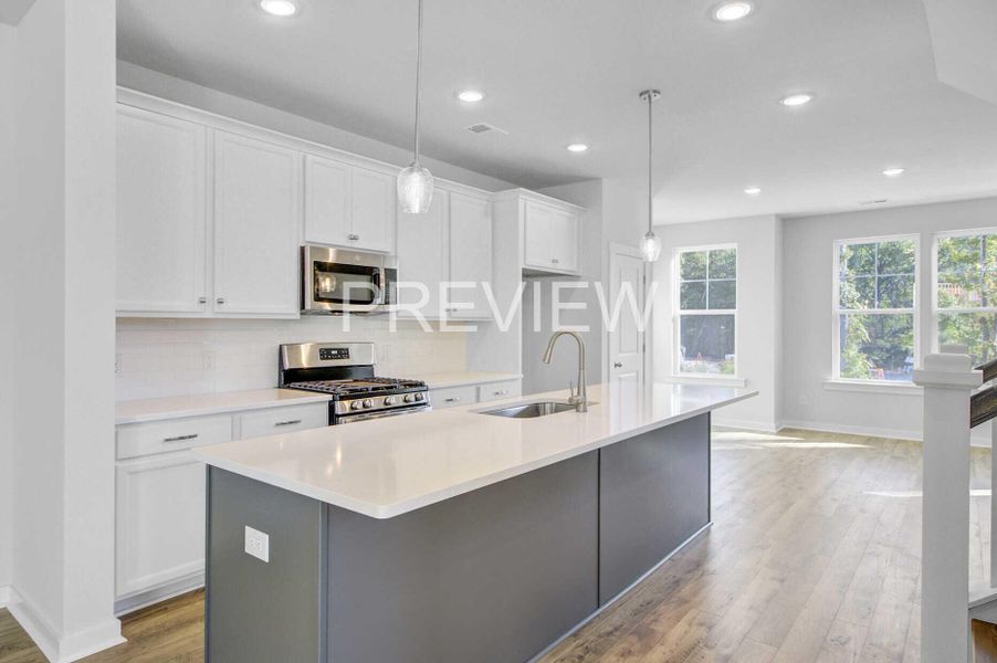 Furnished interior view inside a new home in , Johns Island (Image 11).