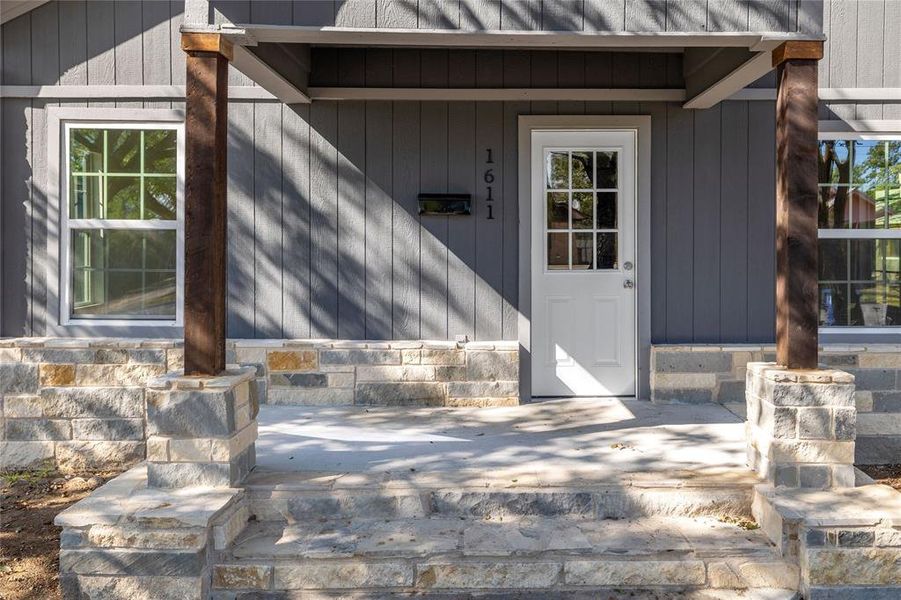 Entrance to property Entrance to property