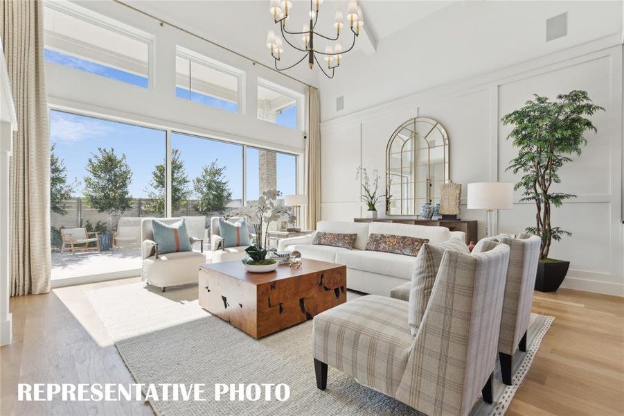 A family room spacious enough to host the entire family! REPRESENTATIVE PHOTO A family room spacious enough to host the entire family! REPRESENTATIVE PHOTO