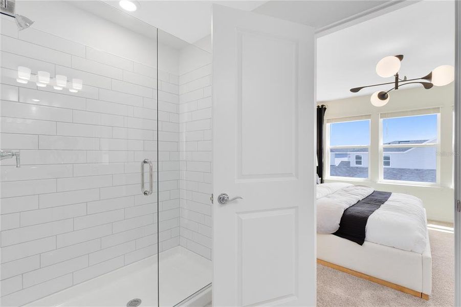 Furnished interior view inside a new home in EverBe, Orlando (Image 26).