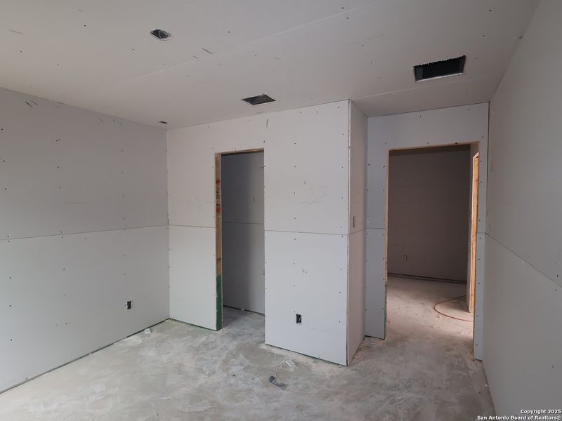 In-progress construction of a new home in Meadows at Clear Springs, New Braunfels, TX (Image 21). In-progress construction of a new home in Meadows at Clear Springs, New Braunfels, TX (Image 21).