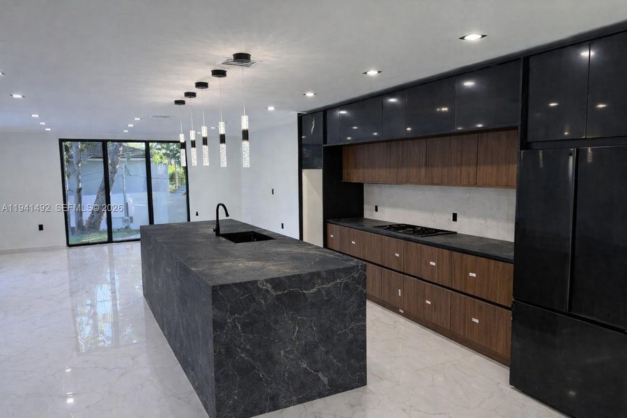 Furnished interior view inside a new home in , Miami (Image 9).