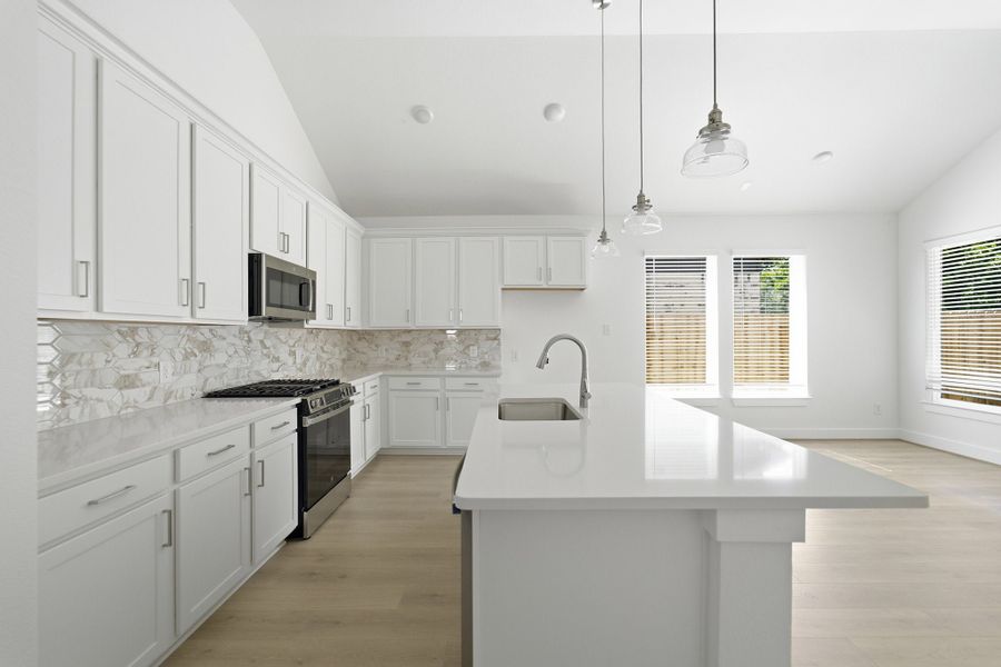 Furnished interior view inside a new home in Sundance Cove, Crosby (Image 11).
