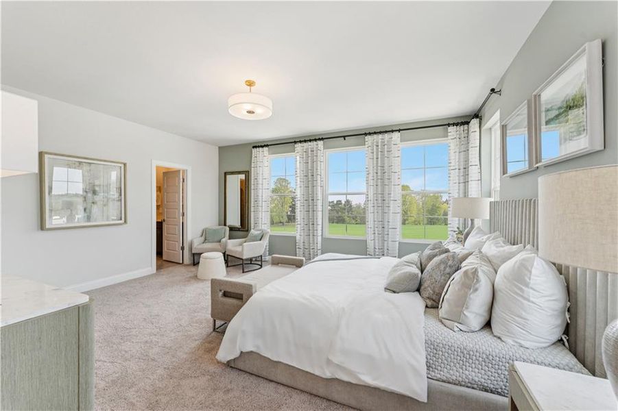 Furnished interior view inside a new home in , Atlanta (Image 8).