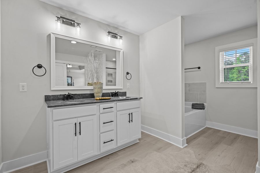Representative furnished interior of a home built from the Brantley II by Great Southern Homes in Collins Cove, Chapin (Image 44).