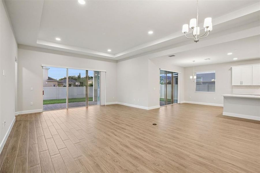 Spacious, unfurnished interior of a new home in Hawk's Overlook, Oviedo (Image 43).