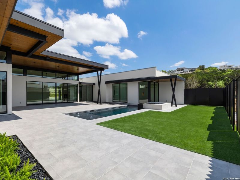 Exterior details and patio area of a home in , San Antonio (Image 37). Exterior details and patio area of a home in , San Antonio (Image 37).