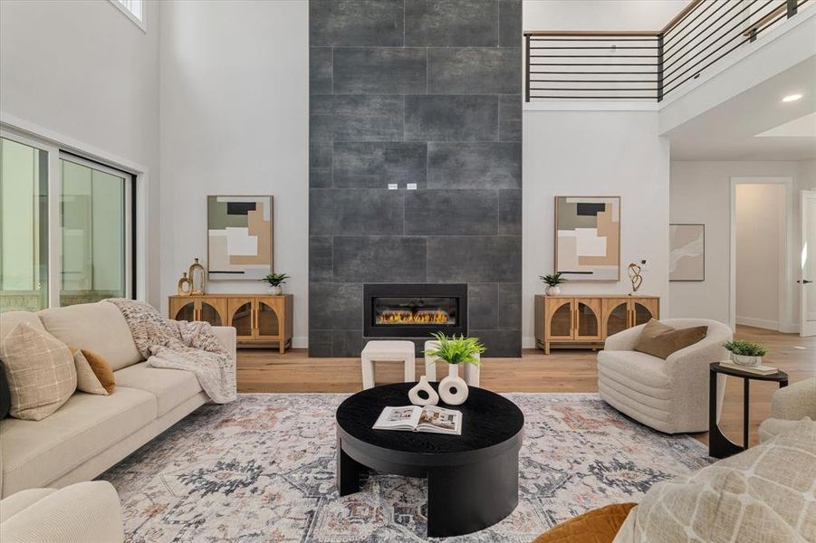 Furnished interior view inside a new home in , Southlake (Image 3).