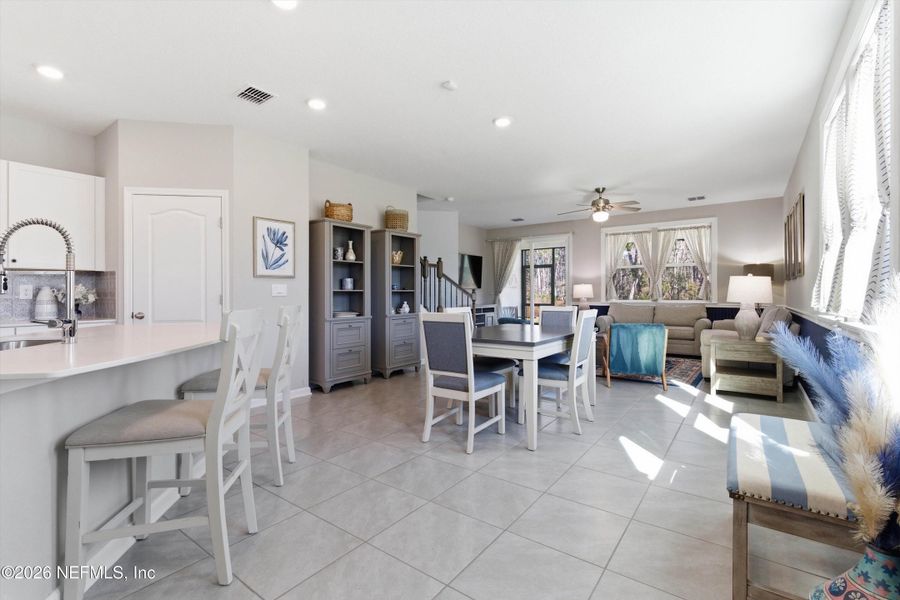 Furnished interior view inside a new home in , St. Augustine (Image 12).