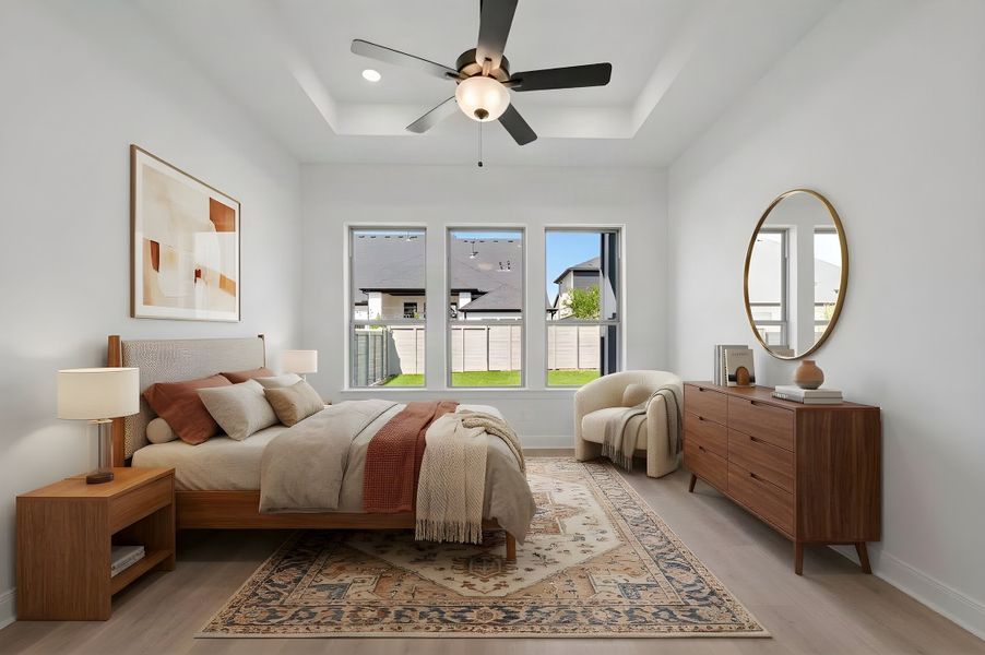 Furnished interior view inside a new home in Landmark, Denton (Image 6).