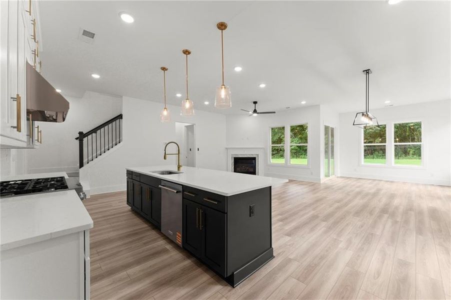 Furnished interior view inside a new home in Hillgrove Preserve, Powder Springs (Image 16).