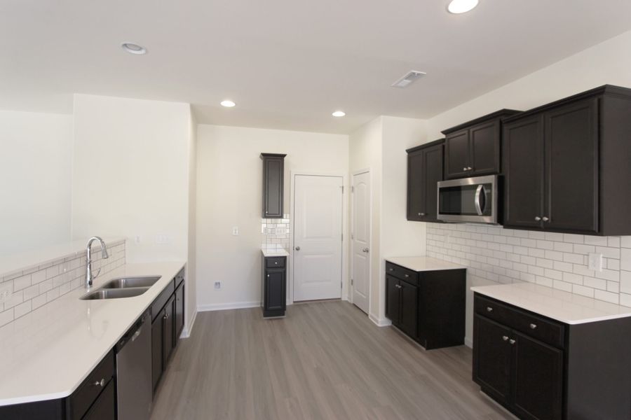Representative furnished interior of a home built from the Southport by Keystone Homes NC in The Wilcox, Greensboro (Image 9).