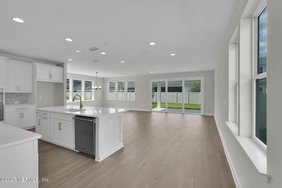 Furnished interior view inside a new home in Crosswinds at Nocatee, Ponte Vedra (Image 5).