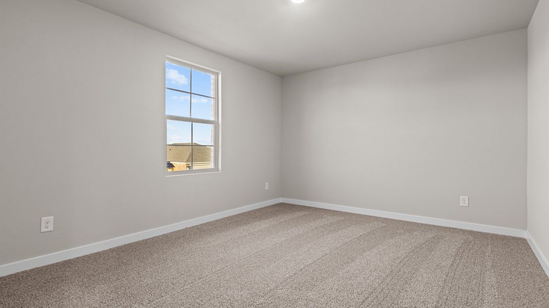 Representative unfurnished interior of a home built from the ROSEMONT by D.R. Horton in Homestead at Parks Bell Ranch, Odessa (Image 22).