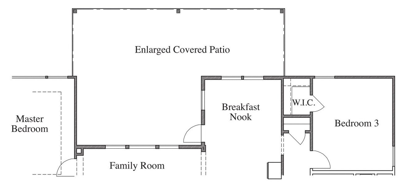 2D floor plan layout for the 2569 by Texas Homes in Pradera Ridge, Floresville, TX (Image 5).