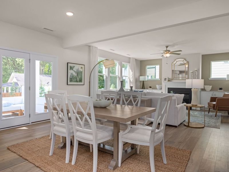 Representative furnished interior of a home built from the The Hickory B II by Davidson Homes LLC in Enclave at Belmont, Belmont (Image 14). Representative furnished interior of a home built from the The Hickory B II by Davidson Homes LLC in Enclave at Belmont, Belmont (Image 14).