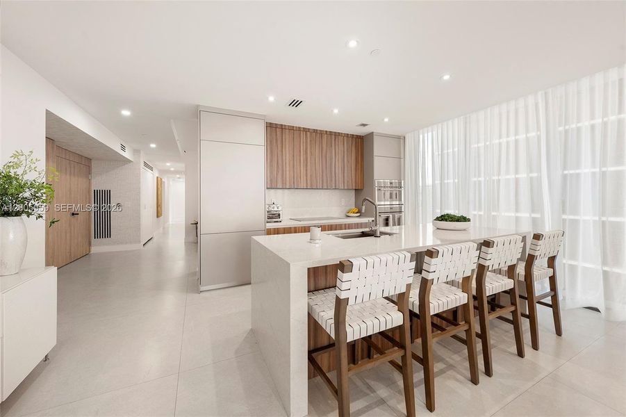 Furnished interior view inside a new home in , Miami (Image 12).